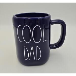 Blue Rae Dunn Cool Dad In White Letters Mug